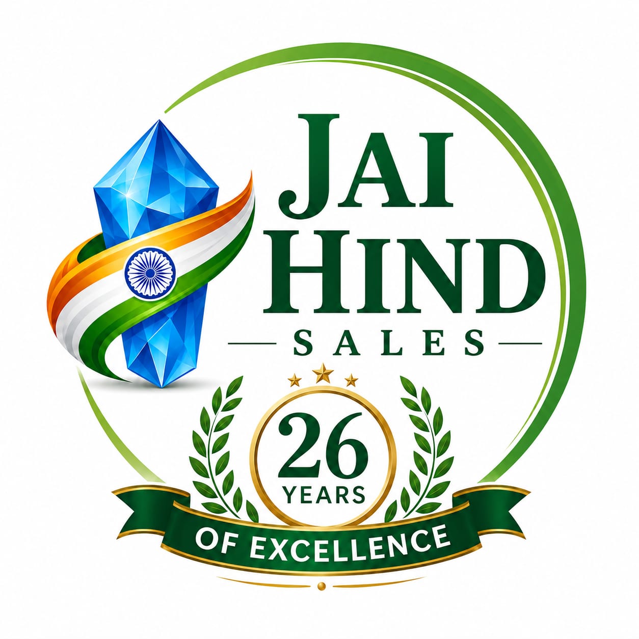 Jai Hind Sales 26 Years of Excellence logo